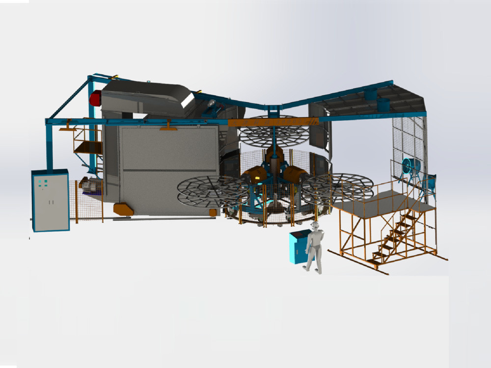 Jüngste Firmenblogs über Die Turm-Rotations-Kunststoffwalzmaschine führt die Innovation des Rotomolding-Prozesses an und verbessert die Produktionseffizienz und Qualität