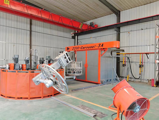 Hochkapazitäts-Polyethylen-Turm Roto-Form-Maschine PLC-Steuerungssystem 1000 Liter