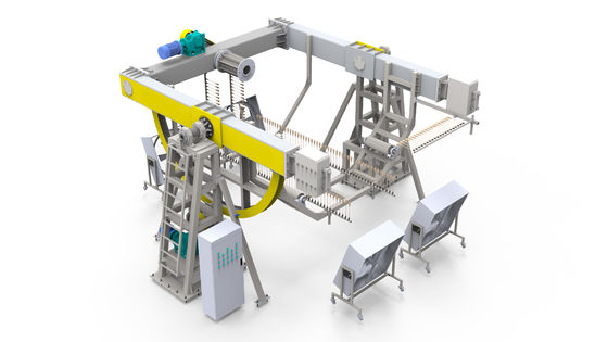 OEM Rotomoulding Wasserbehälter Herstellung Maschine Einstellbare Drehgeschwindigkeit