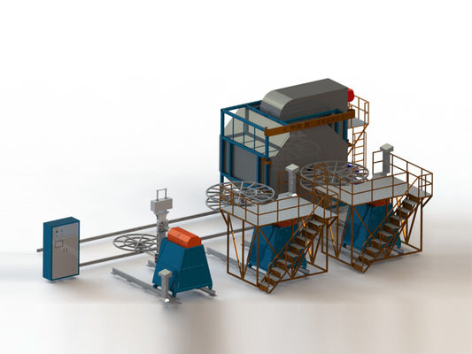 Konvektionsofen mobile mehrarmige Rotationsformmaschine automatische dreiräumige Rotationsformmaschine