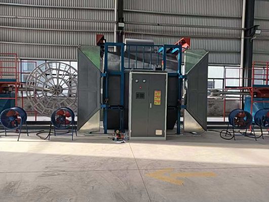 Produktionsprozess der Rotationsformmaschine mit Shuttle-Typ