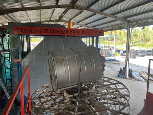 Rotationsformgeräte Produktion von Kunststoffen automatisch