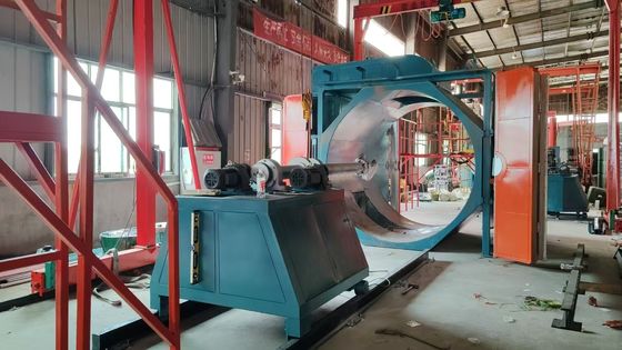 Gasbeheizte Fernsteuerungs-Rotationsformmaschine Automatischer 2-Arm