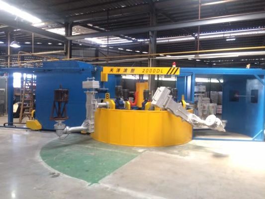 Kleine 3-Arm-Roto-Gießmaschine vollautomatisch